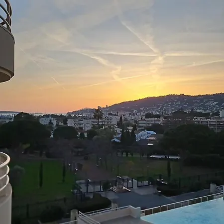 T2 Bord De & Piscine - Vue Parc Exflora * Antibes